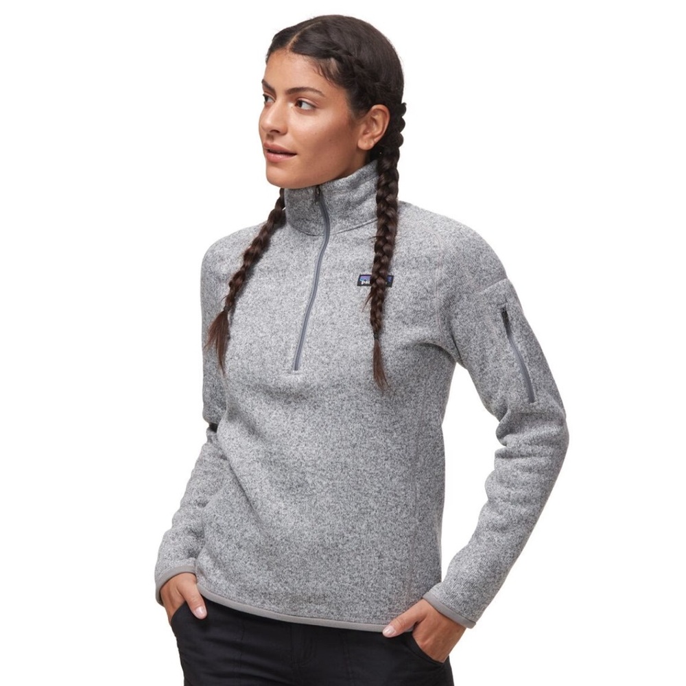 Patagonia Gray Fleece Pullover Better Sweater 1/4-Zip Jacket small
